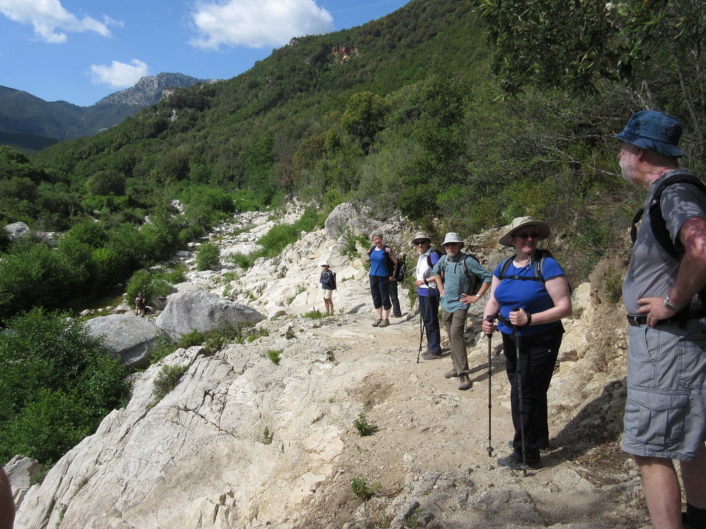 Gorropu Canyon deep limestone gorge
